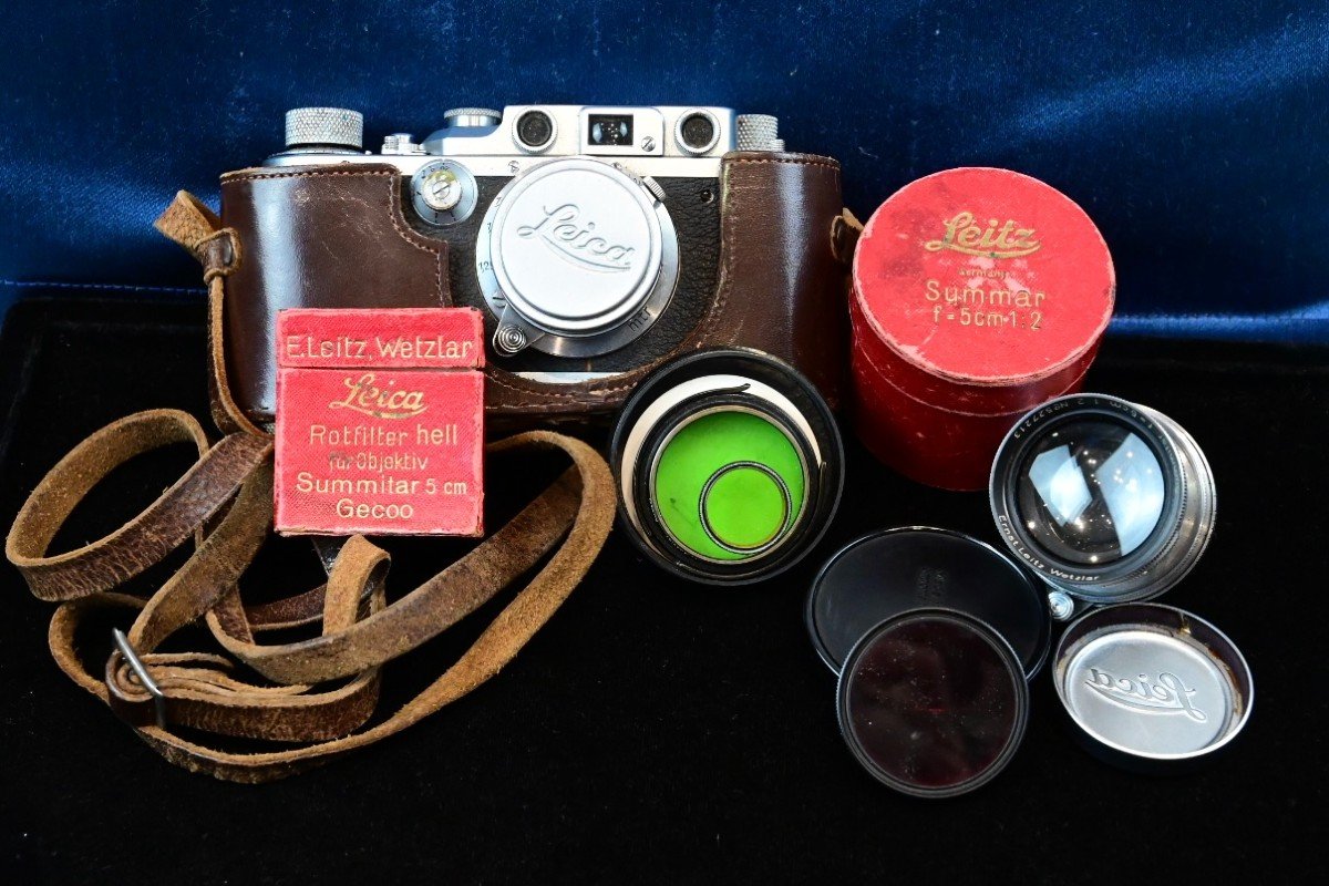 Leica - Macchina Fotografica con Obiettivo e Filtri